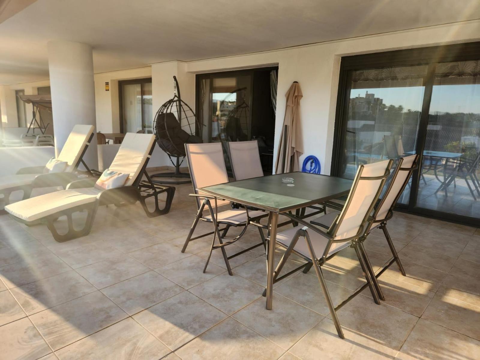 Bajo Con Vistas A La Piscina En Valle Del Este Golf Vera Exterior foto